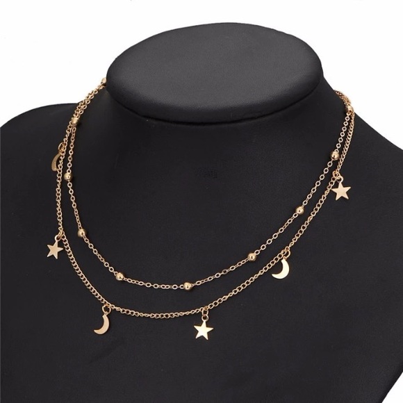 ππmoon star choker necklace - Picture 3 of 7